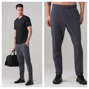 Men's Lululemon Raised City Pant 31" Sz S Dark Ash Gray